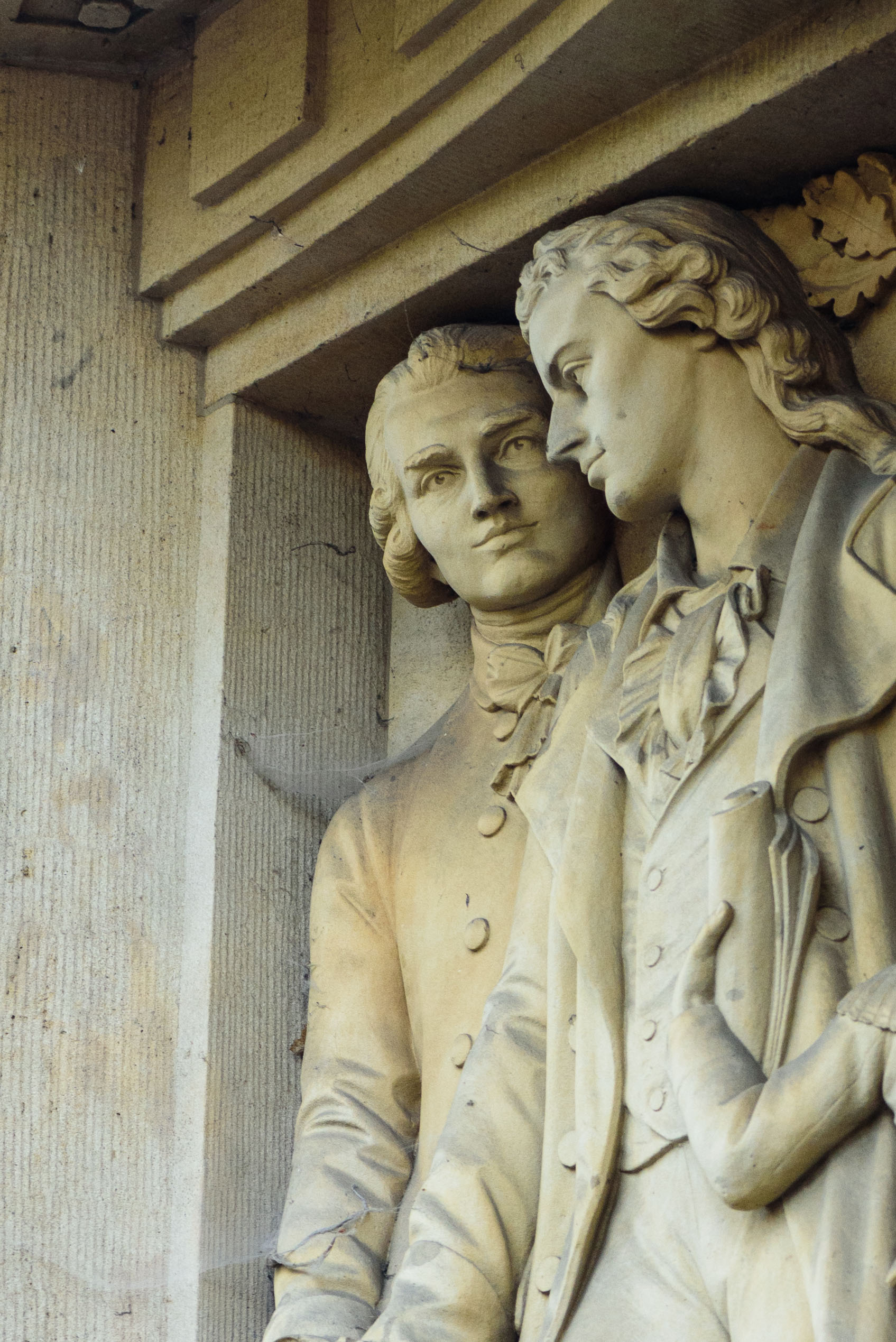 Oskar Rassau, Adolf Schwarz & Martin Pietzsch, Schiller-Körner-Denkmal, 1912. (Detail)